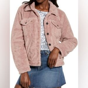BLANK NYC Teddy Shearling Jacket